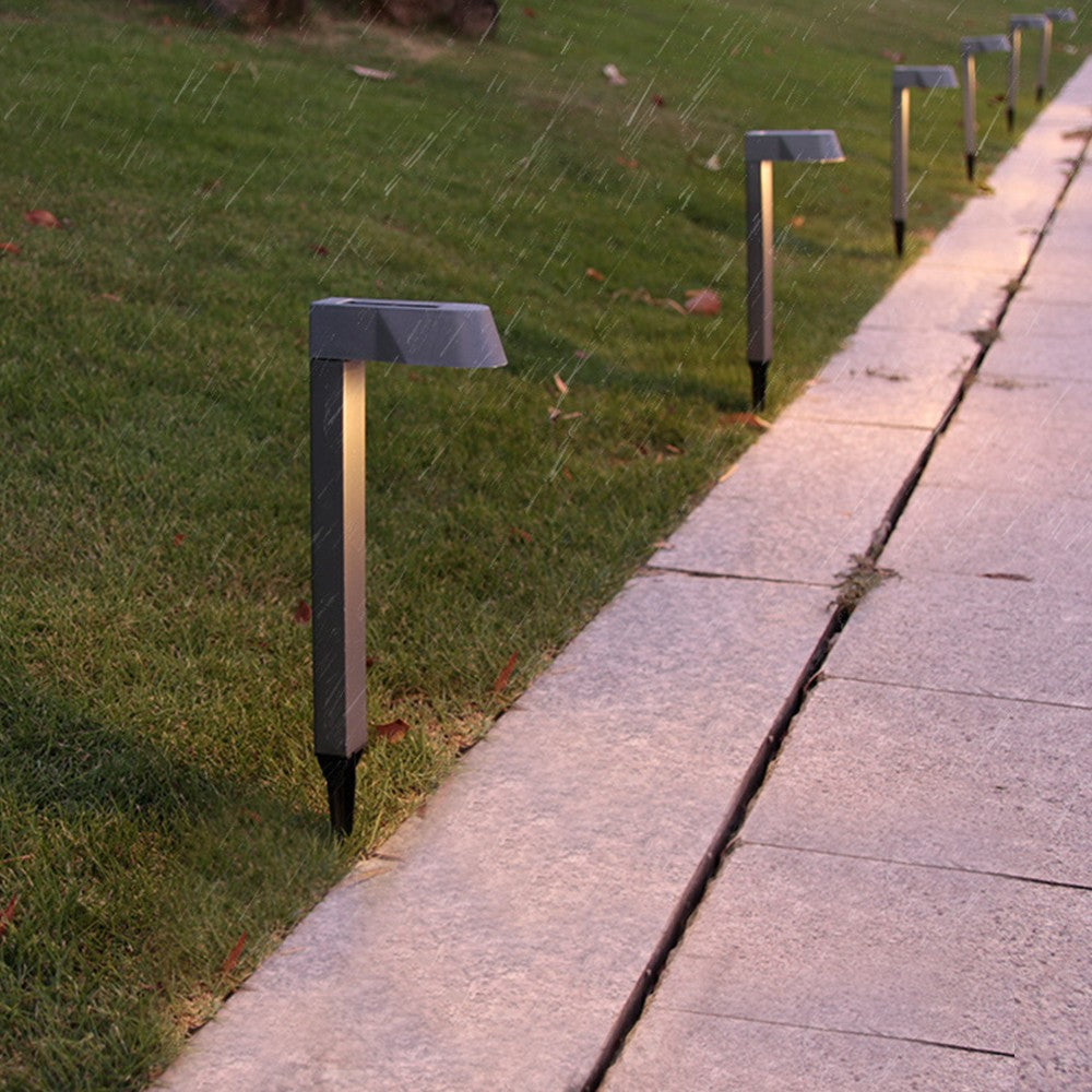 2Pcs Solar Pathway Lights Outdoor Landscape Lights Garden Yard Decorative Lights