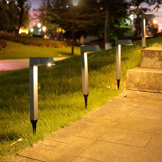 4Pcs Solar Pathway Lights Outdoor Landscape Lights Garden Yard Decorative Lights
