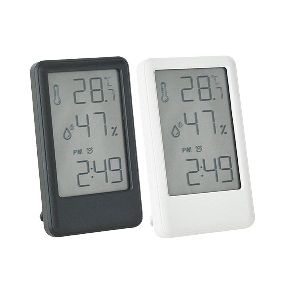 2 X Indoor Digital Hygrometer Thermometer Alarm Clock Mini Room Humidity Meter