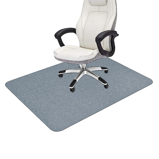 90x140cm Anti-Slip Office Chair Mat Rolling Chair Mat Floor Protector Pad Light Grey