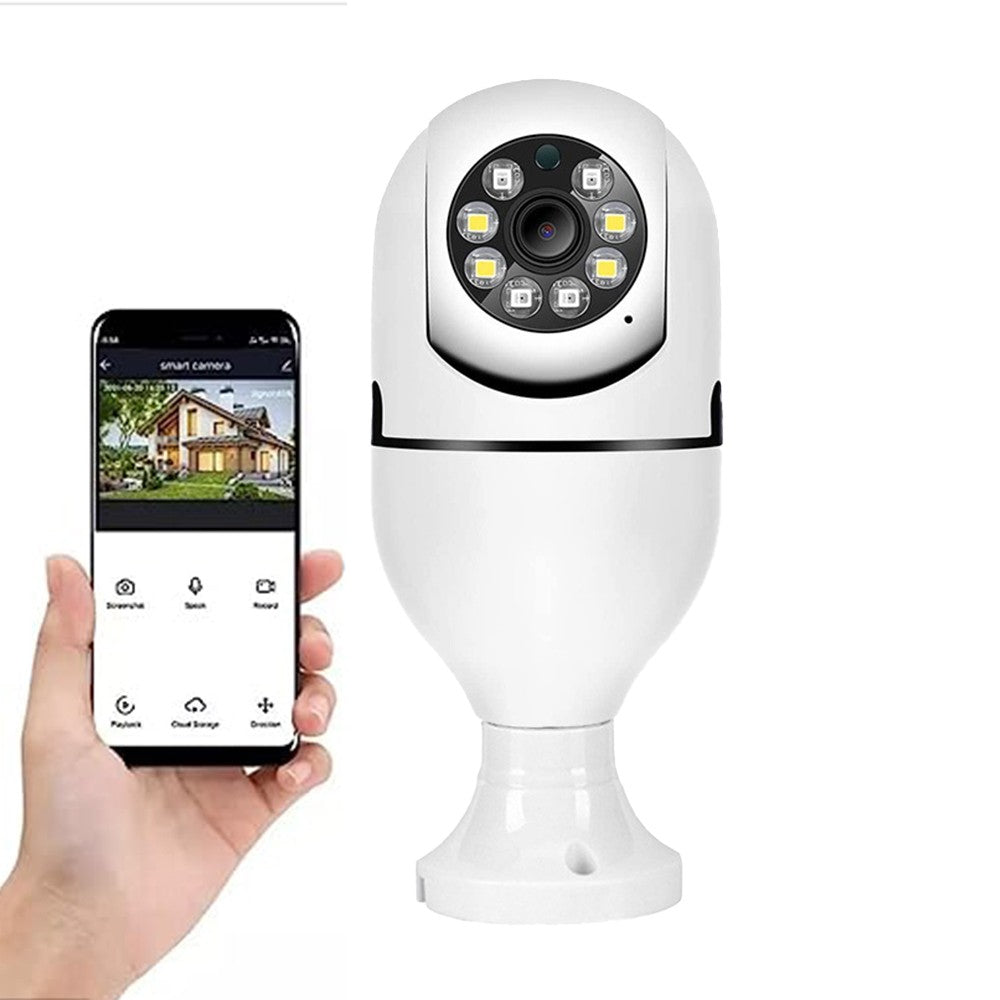 HD WiFi IP Camera Wireless Security Camera E27 Bulb Light Camera with Lamp Holder