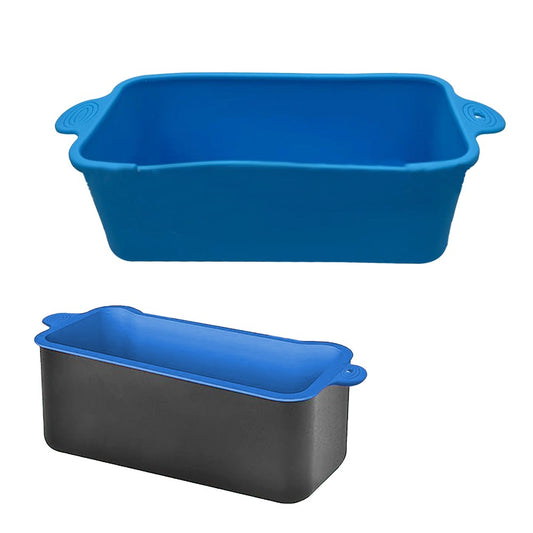 Silicone Grease Cup Liners Drip Pan Liners for Blackstone Grill Blue