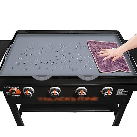 36 Inch Griddle Silicone Mat Grill Top Protective Cover for Blackstone Grey