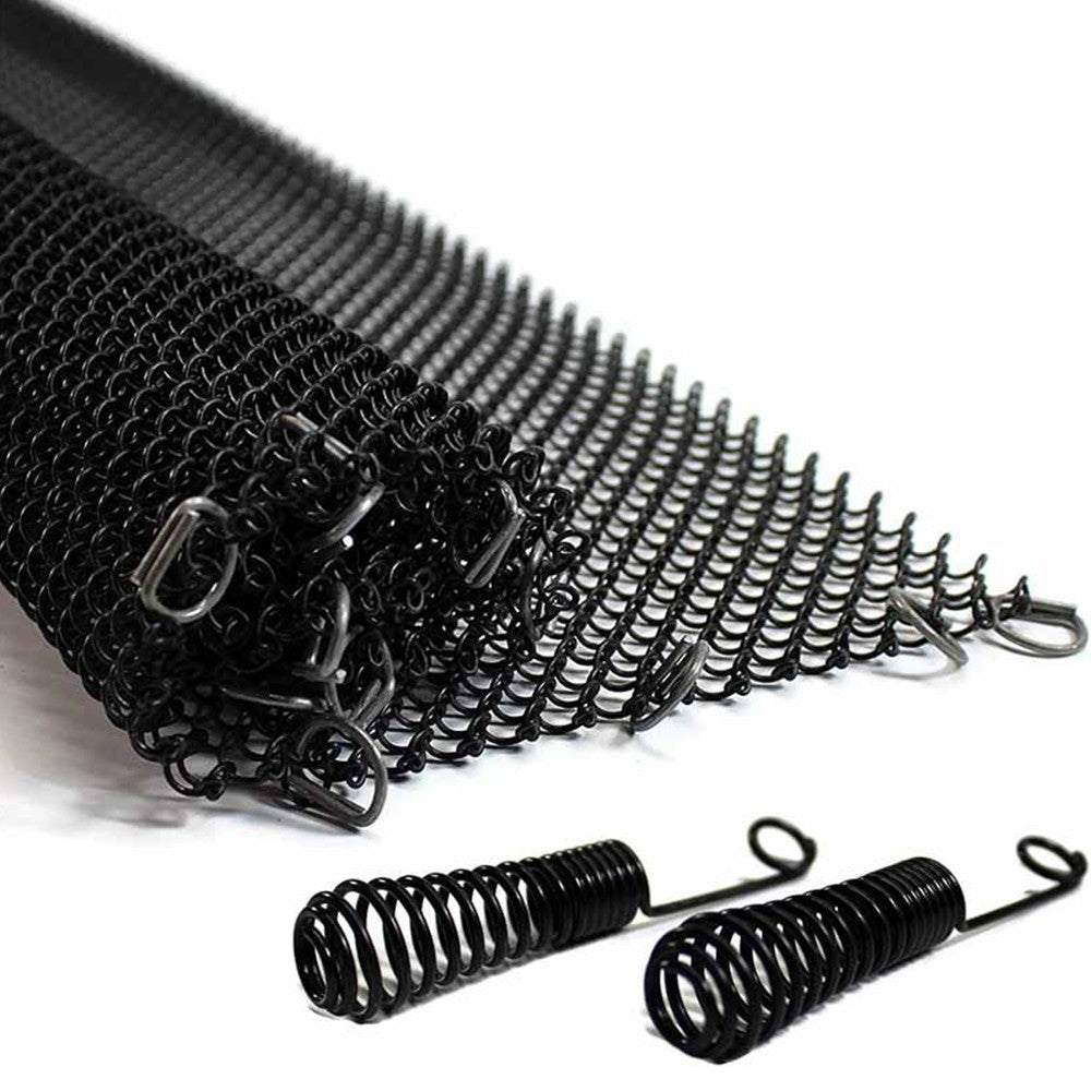2Pcs 61x50.8cm Folding Mesh Fireplace Screen Stainless Steel Fire Spark Guard