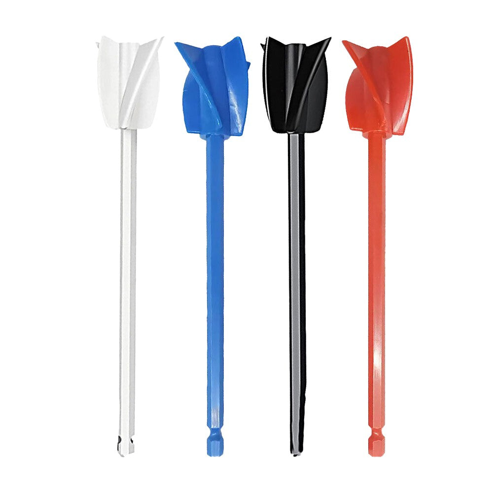 4Pcs 1/4-Inch Paint Mixer Drill Attachment Helix Epoxy Resin Stirrers Mixer