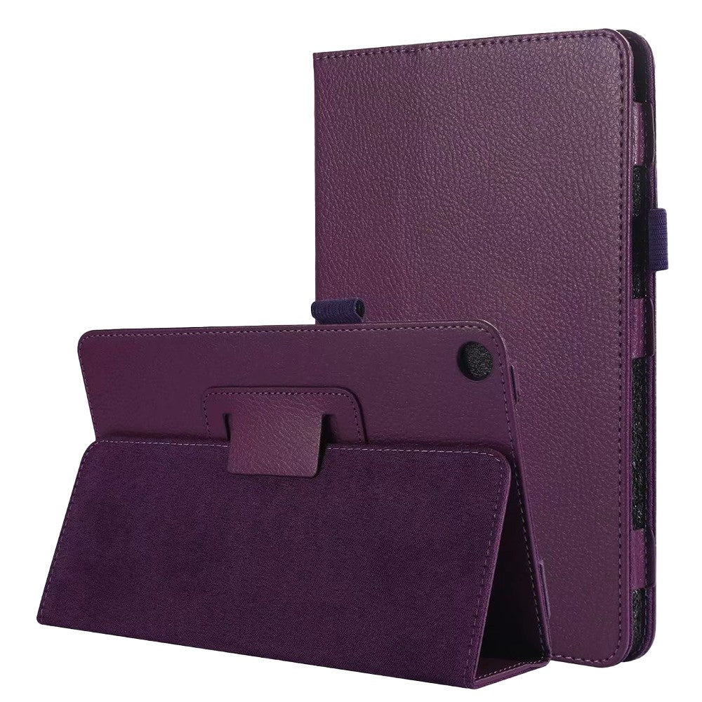For Samsung Galaxy Tab A8 10.5-inch Stand Tablet Case Protective Cover Purple