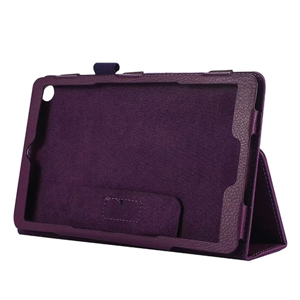For Samsung Galaxy Tab A8 10.5-inch Stand Tablet Case Protective Cover Purple