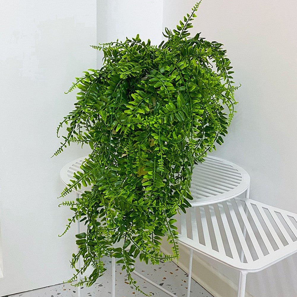 2Pcs Faux Ivy Vine Hanging Plants Artificial Leaf Plants Plastic Fake Garden Decor