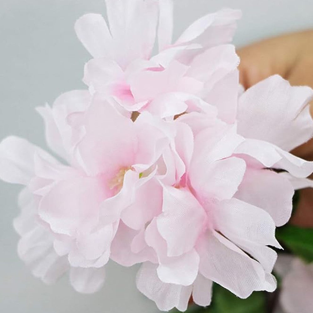 4Pcs 2.3 Meters Pink Faux Cherry Blossom Flowers Hanging Flowers Garland