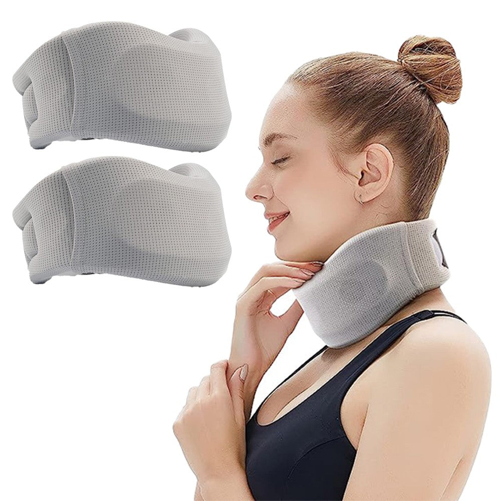 2 X Neck Support Brace Cervical Collar Neck Traction Pillow for Cervical Spine Relief Pain