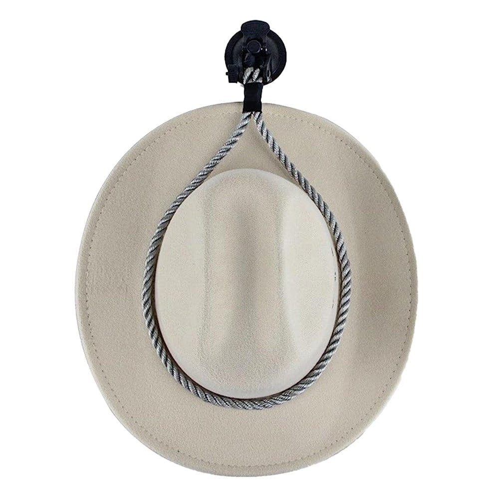 2Pcs Car Cowboy Hat Mount Hat Holder Cowboy Hat Rack for Trunk SUV Grey
