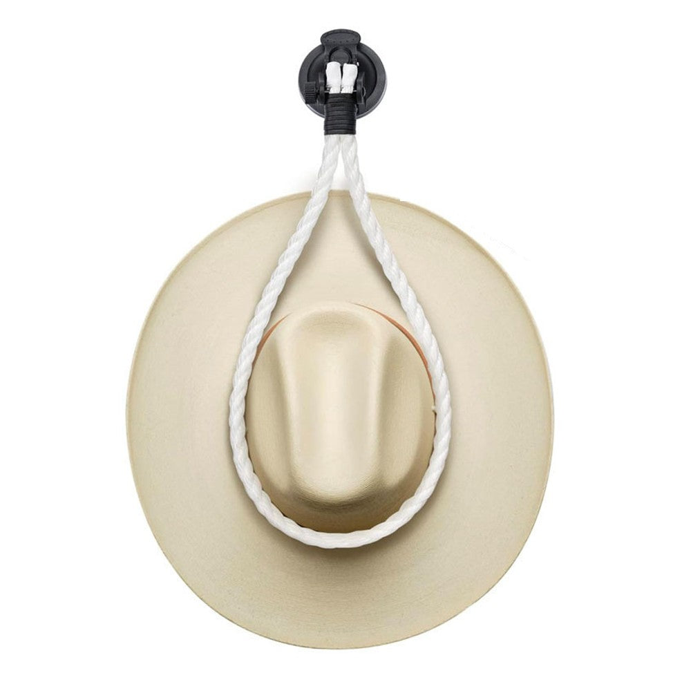 2Pcs Car Cowboy Hat Mount Hat Holder Cowboy Hat Rack for Trunk SUV Grey White