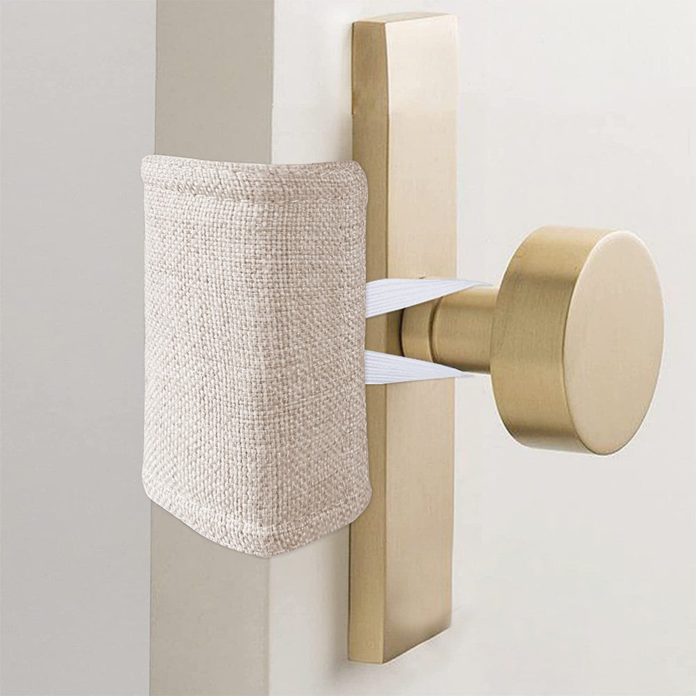 3Pcs Door Latch Covers Door Silencer Quiet Door Closer Pad for Toddler Safety