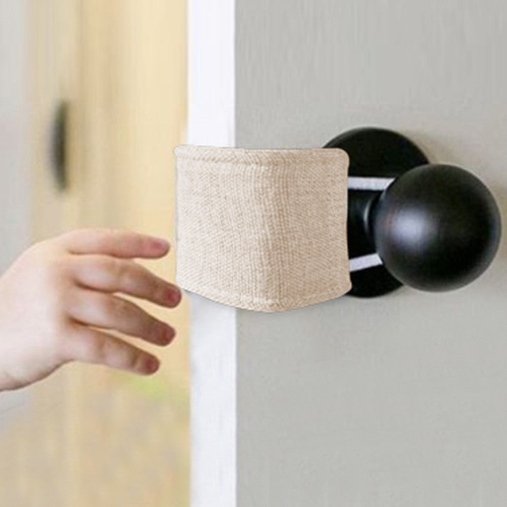 3Pcs Door Latch Covers Door Silencer Quiet Door Closer Pad for Toddler Safety
