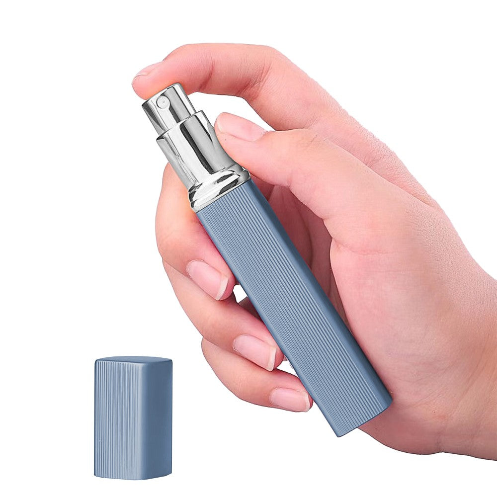 2Pcs 12ml Refillable Travel Perfume Bottle Empty Atomizer Spray Bottle with Funnels Blue