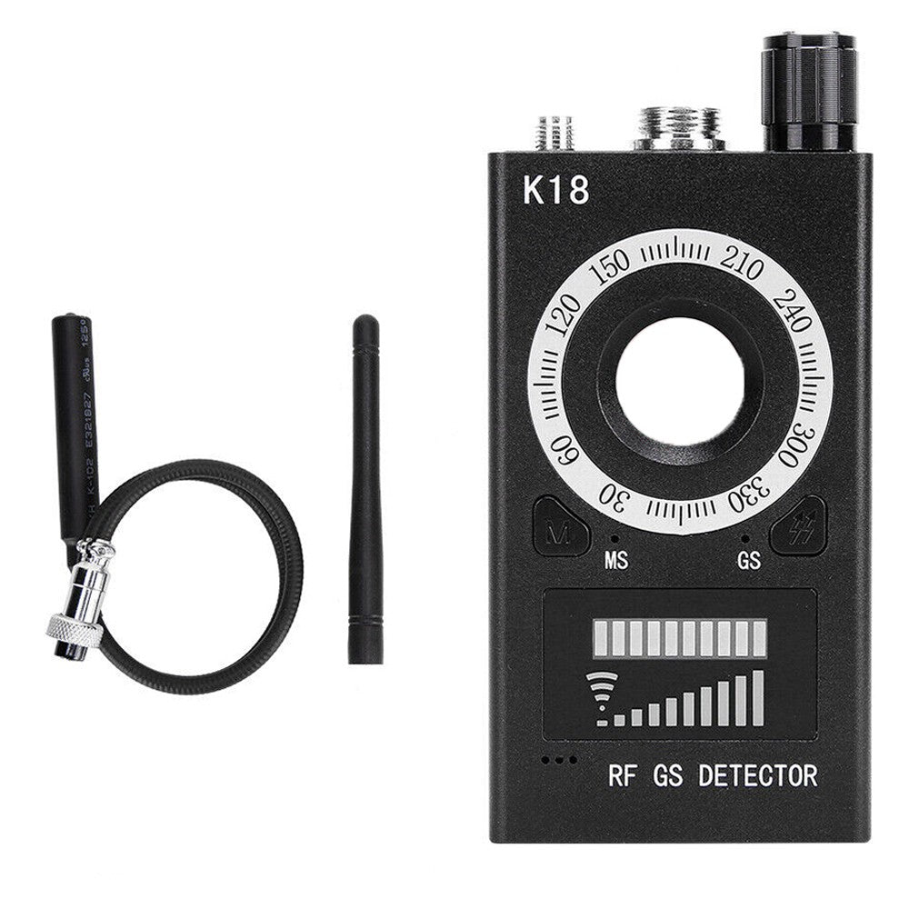 K18 RF Signal Detector Anti-spy Detector GPS Scanner Finder