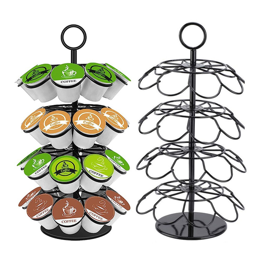 2 X Coffee Pod Holder Dispenser Organizer Rack for 36 Dolce Gusto/K-Cup Capsules