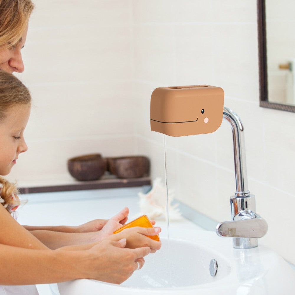 Brown Silicone Bath Spout Cover Bathtub Spout Safety Guard Faucet Cover for Kids