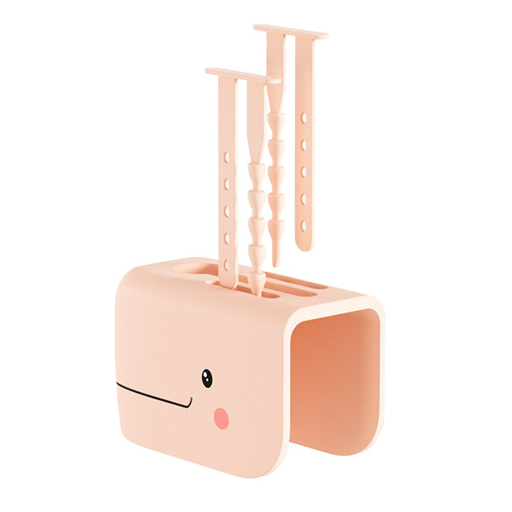 2Pcs Grey Pink Silicone Bath Spout Cover Bathtub Spout Safety Guard Faucet Cover for Kids