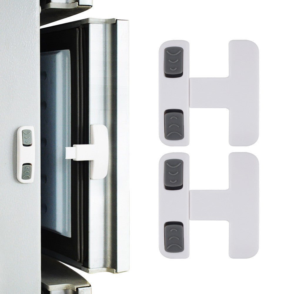 2Pcs Home Refrigerator Door Lock Fridge Freezer Latch Child Safety Lock