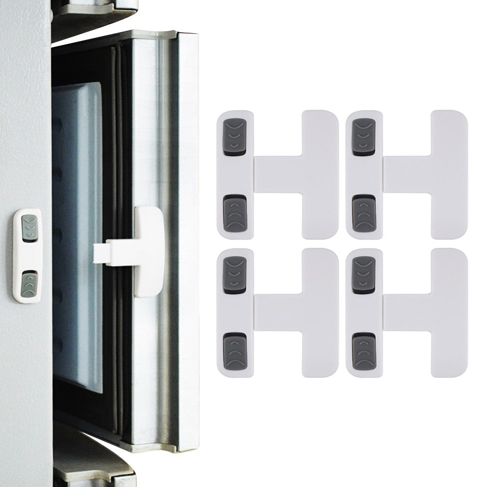 4Pcs Home Refrigerator Door Lock Fridge Freezer Latch Child Safety Lock