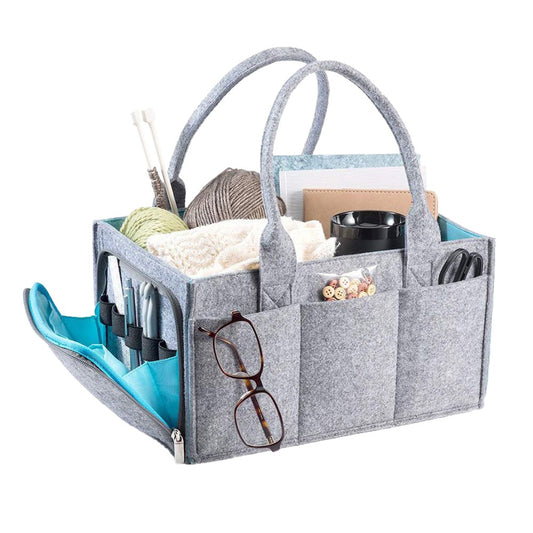 Portable Baby Diaper Bag Felt Nappies Handbag Tote Bag Baby Supplies Storage Bag