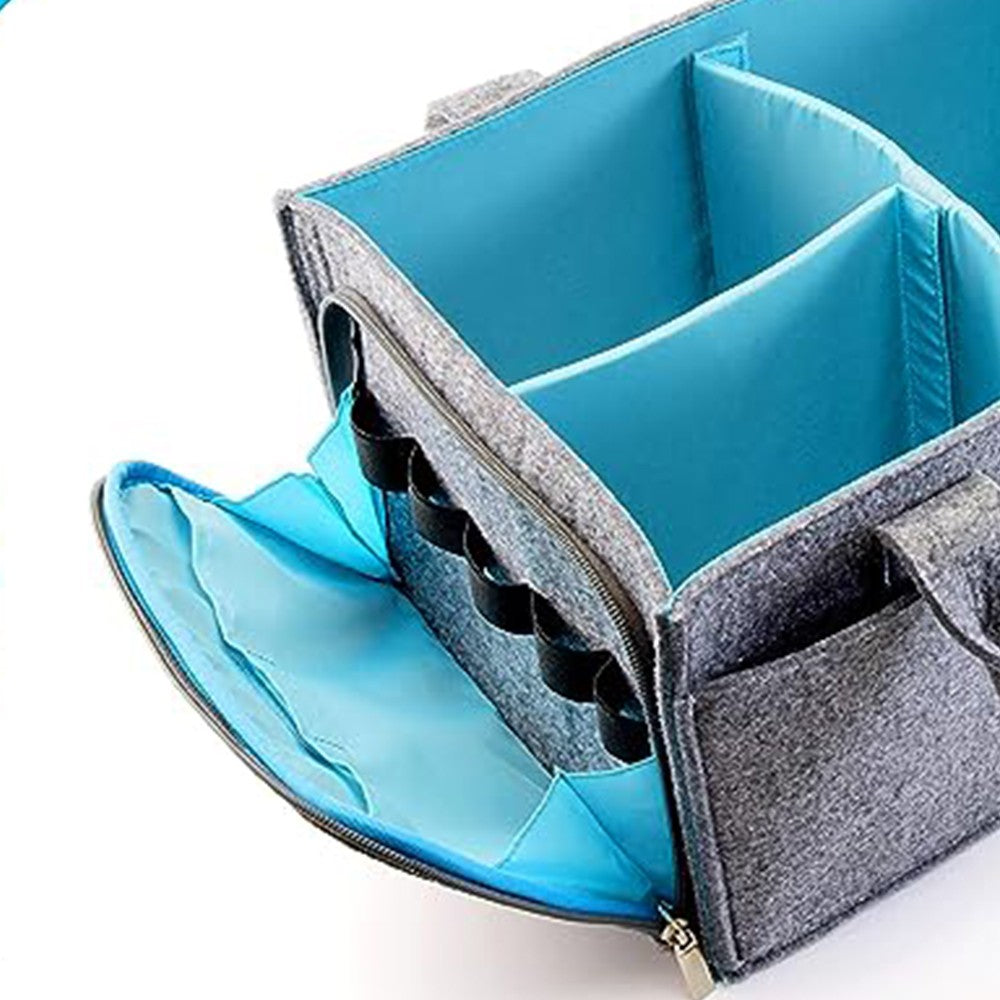 Portable Baby Diaper Bag Felt Nappies Handbag Tote Bag Baby Supplies Storage Bag