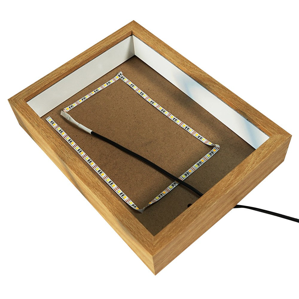 Light Up Picture Frame USB Powered LED Lighting Painting Home Decor Style 1