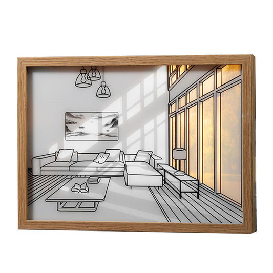Light Up Picture Frame USB Powered LED Lighting Painting Home Decor Style 2