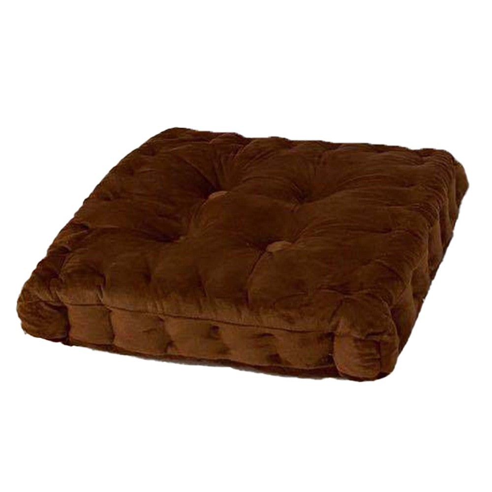 40x40cm Thicken Chair Booster Seat Cushion Tatami Cushion Soft Floor Pillow Coffee