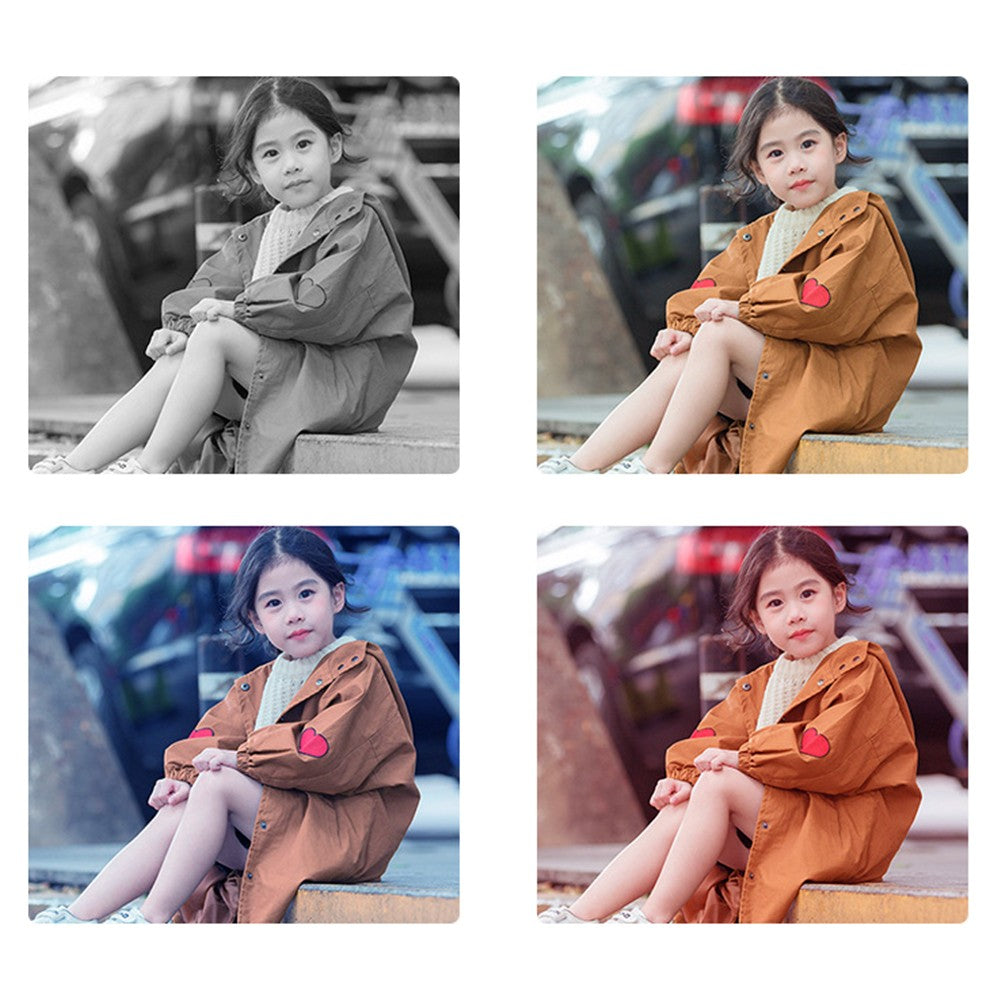 Multifunctional Kids Single Lens Digital Camera with 32GB Memory Card Pink