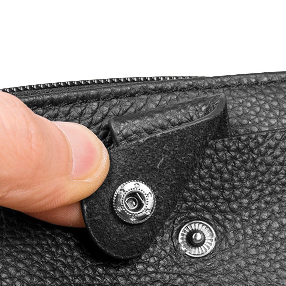 Womens Cowhide Leather Mobile Phone Bag Crossbody Bag Wallet with Adjustable Shoulder Strap