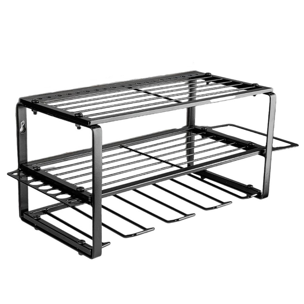 Wall Mounted Power Tool Organizer Electric Drill Storage Rack Garage Tool Holder