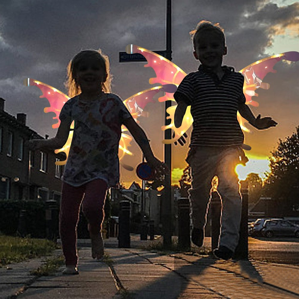 Electric Butterfly Fairy Wing Light Up Cosplay Wing Costume Dress Up for Girls