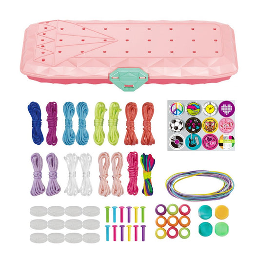 31-Hole DIY Braided Bracelet Making Kit for Girls Friendship Bracelets String Maker Tool