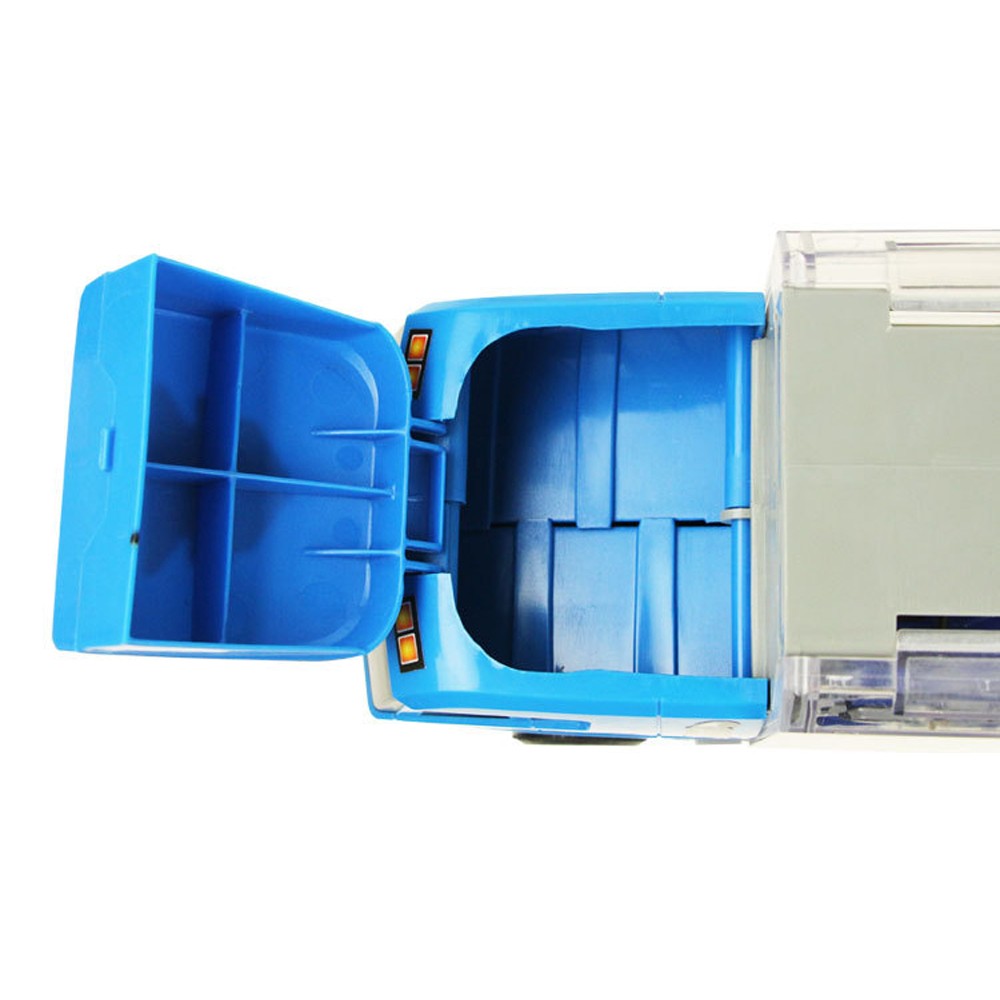 Kids Carrier Truck Toy Set with Playmat and Road Signs - Police Truck Set