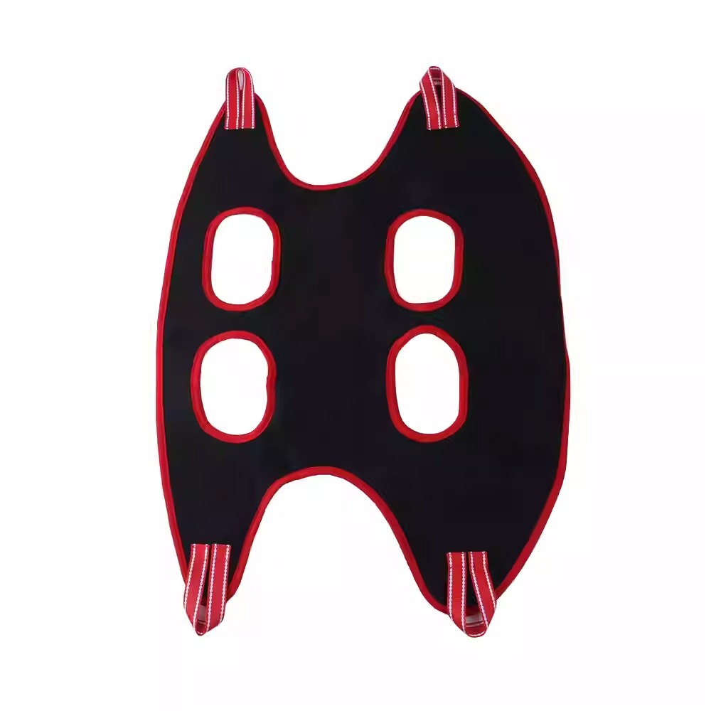 Pet Grooming Hammock Harness Set Pet Grooming Helper for Nail Trimming Black L