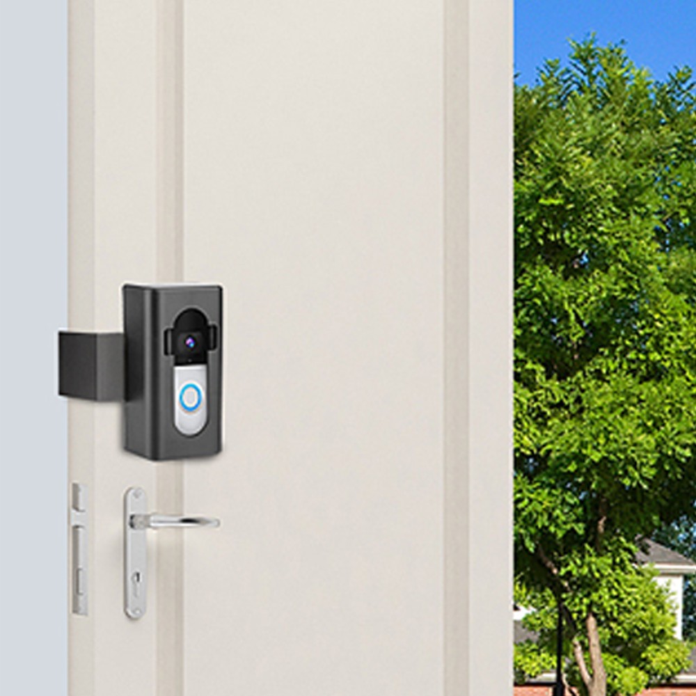 1 X Anti-Theft Doorbell Mount Bracket No-Drill Doorbell Holder for Ring Video Doorbell