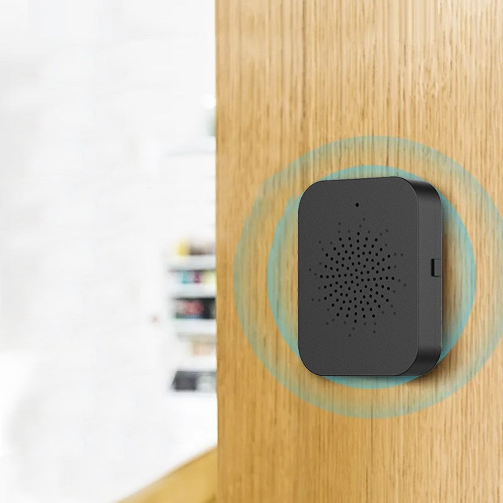 Wireless Visual Doorbell Smart Home Security Camera with Dingdong Machine Black