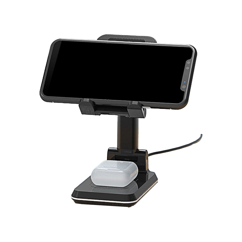 10W Qi Wireless Fast Charger Stand Phone Charging Station Dock Phone Holder