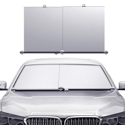 1Pc Retractable Car Windshield Sun Shade UV Blocking Front Window Sunshade