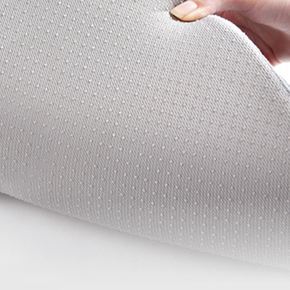 Memory Foam Seat Cushion and Lumbar Support Pillow for Office Chair Car Grey