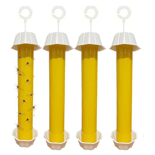 4Pcs Disposable Hanging Fly Traps Sticky Mosquito Fly Stick for Indoor Outdoor