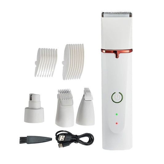 Electric Bikini Hair Trimmer for Women Cordless Body Hair Clipper Shaver White
