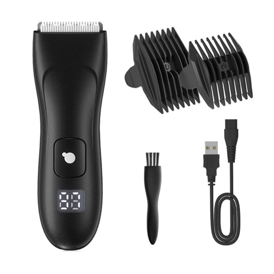 Electric Bikini Hair Trimmer for Women Cordless Body Hair Clipper Shaver Black