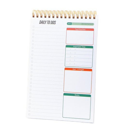 1Pc 50sheets To Do List Notepad Undated Daily Planner Notebook Memo Note