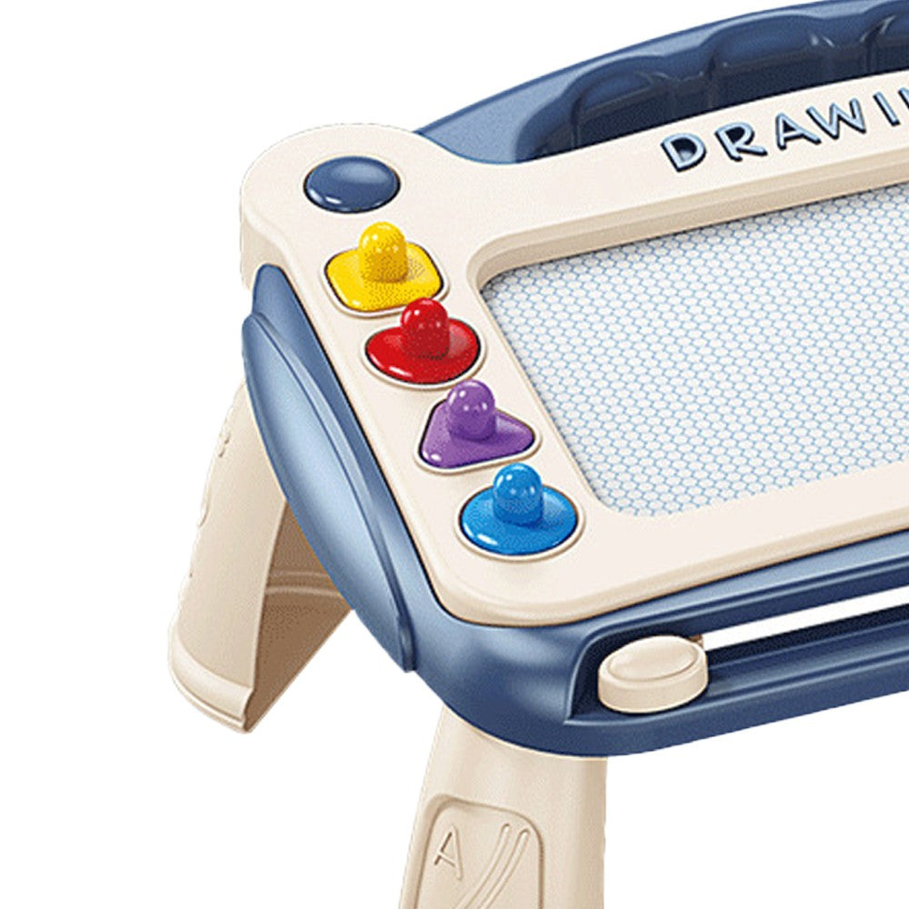 Toddler Magnetic Drawing Board Sketch Doodle Writing Board Kids Educational Learning Toy Blue
