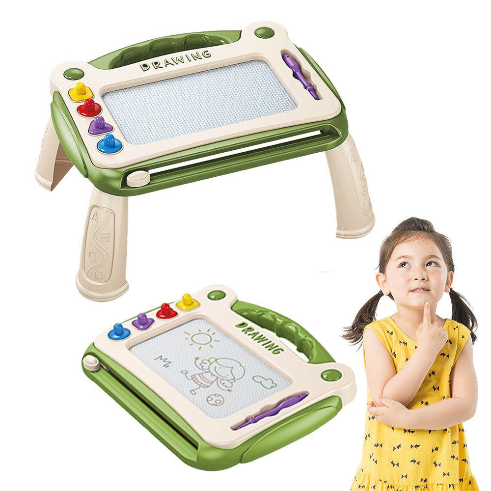 Toddler Magnetic Drawing Board Sketch Doodle Writing Board Kids Educational Learning Toy Green