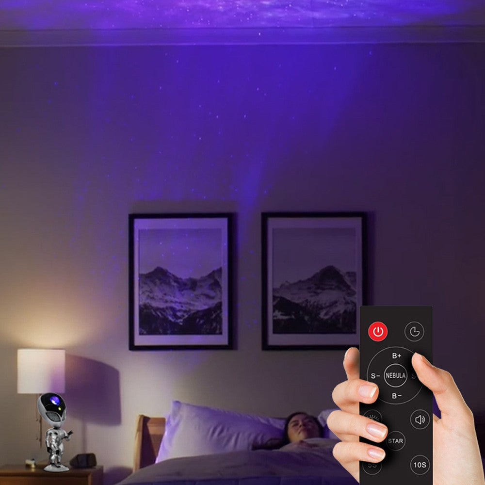 USB Alien Galaxy Starry Projector Light Star Sky Desk Lamp Night Light