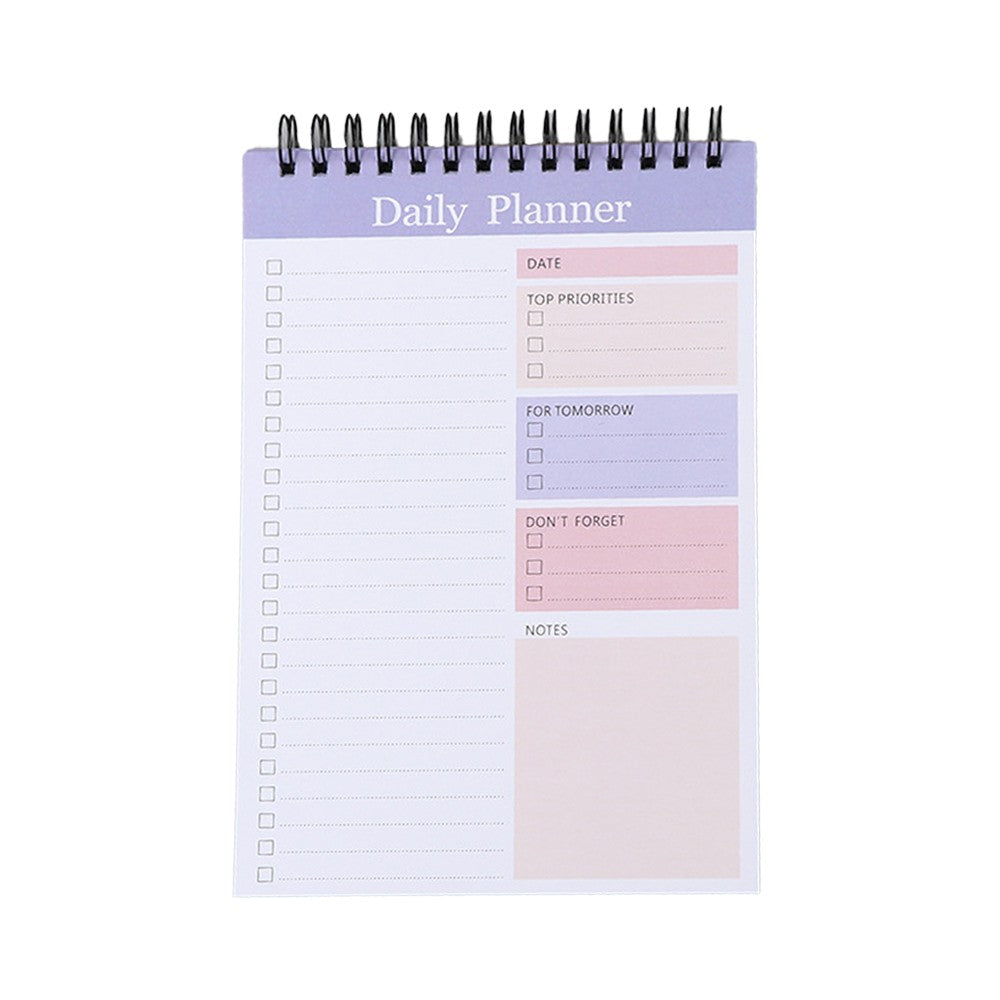4Pcs 35sheets To Do List Notepad Undated Daily Planner Notebook Memo Note